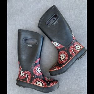 Bogs Boots Black Kaleidoscope
